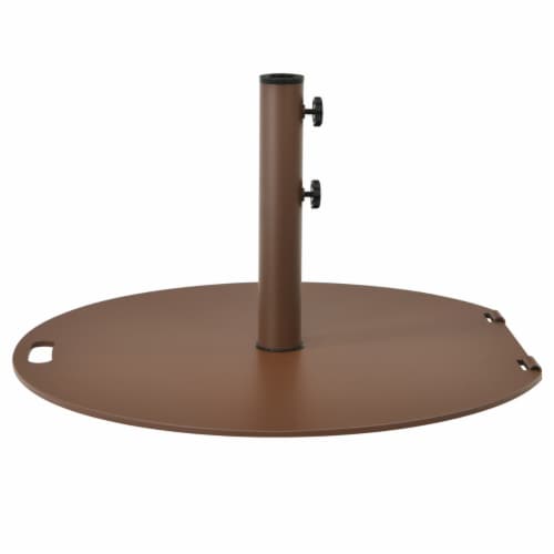 Reviews For Gymax 40 Lbs. Round Weighted Patio Umbrella Base Heavy-Duty