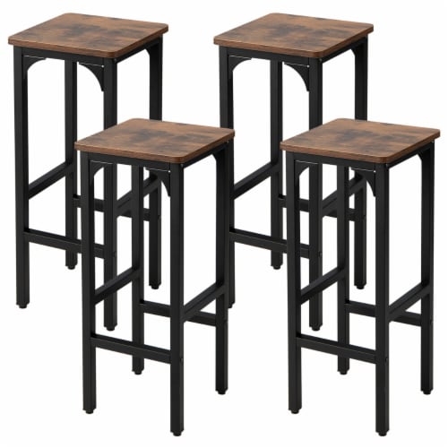Rustic bar stools set of 4 deals