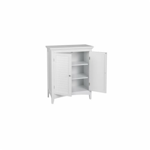 Freestanding Bathroom Storage Cabinet with 2 Drawers & Adjustable Shelf,  White, 1 Unit - Kroger