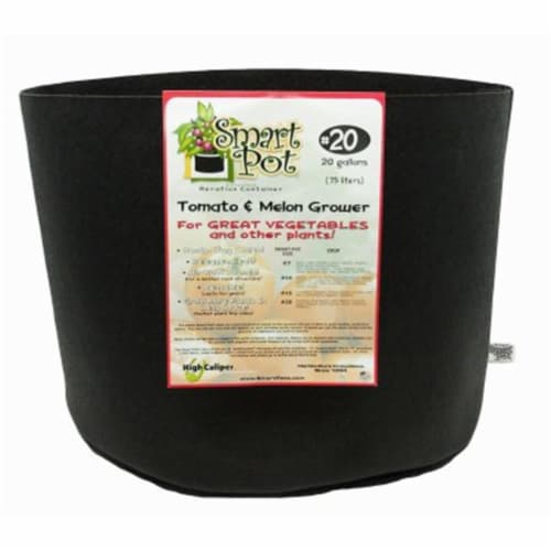 High Caliper™ Smart Pot® Aeration Container - Black Perspective: front