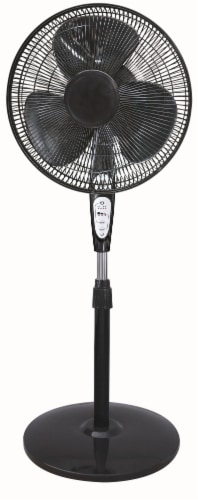 Cool Works Standing Fan - Black Perspective: front