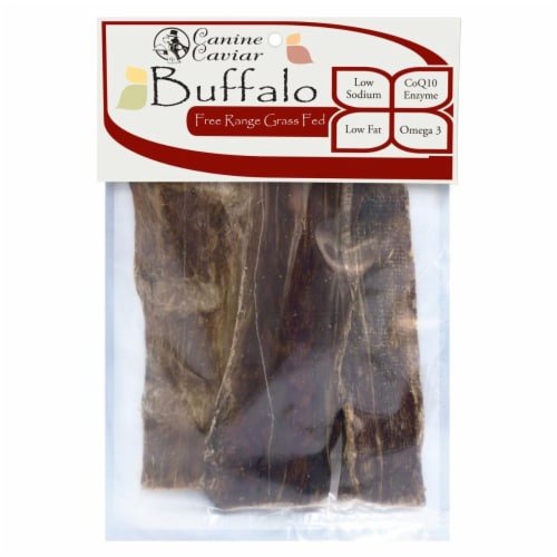 Canine Caviar 810775 6 in. Jerky Flat - Pack of 3, Perspective: front