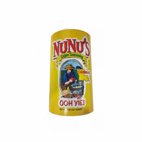 NuNu's Cajun Seasoning Original 8 ounce Perspective: front