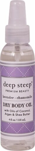 Deep Steep  Dry Body Oil Lavender Chamomile Perspective: front
