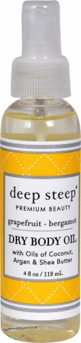 Deep Steep  Dry Body Oil Grapefruit Bergamot Perspective: front