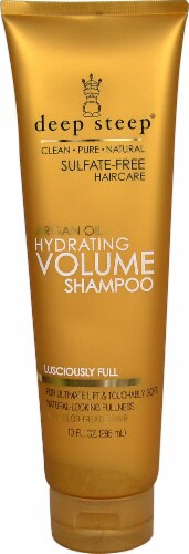 Deep Steep  Argan Oil Hydrating Volume Shampoo Perspective: front