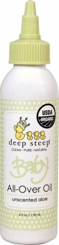 Deep Steep  Baby All-Over Oil Unscented Aloe Perspective: front