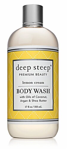 Deep Steep Lemon Cream Body Wash Perspective: front