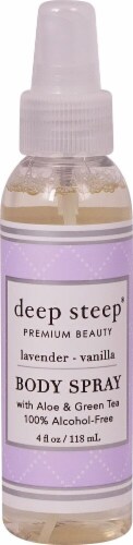 Deep Steep Fresh Lavender Vanilla  Body Spray Perspective: front