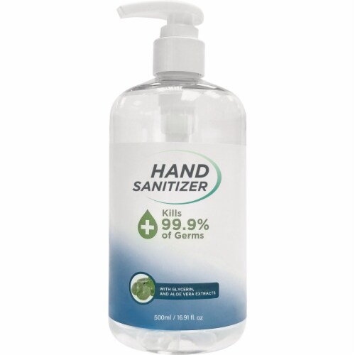 Hand Sanitizer 16.9 Oz. (500ml) Pump 03221 Pack of 16 Perspective: front