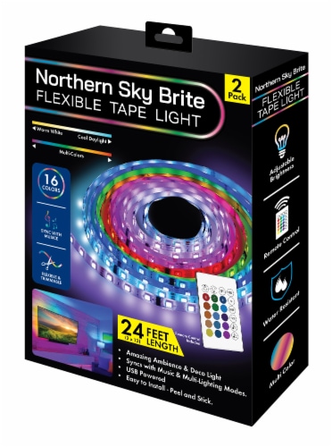 Northern Sky Brite Tape Lights Perspective: front