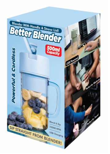 Portable Blender Personal Size Blender USB 4000 mAh Rechargeable with 6  Blades, 1 unit - Kroger