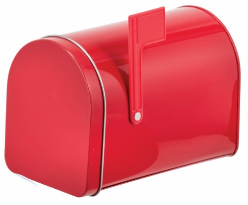 Holiday Home Metal Valentine’s Day Mailbox – Red Perspective: front