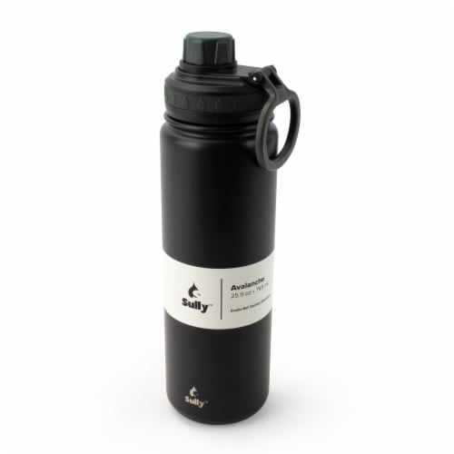 Sully Innovation Stainless Steel Water Bottle - Black Perspective: front