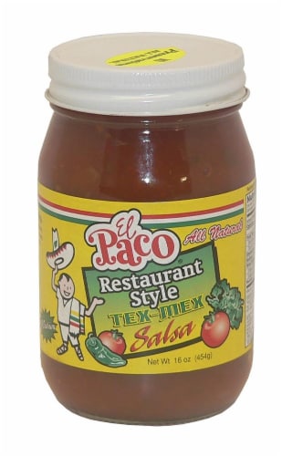 El Paco Restaurant Style Tex-Mex Salsa Perspective: front
