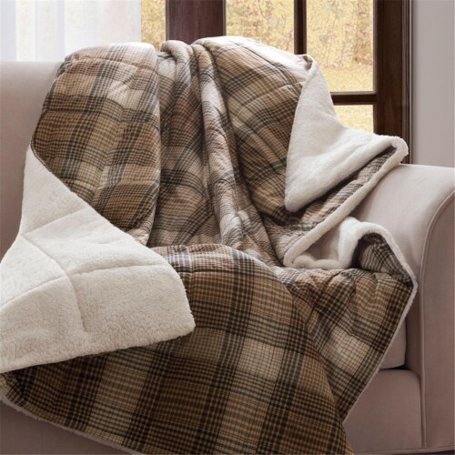 Woolrich Down Alternative Plaid Throw Premium Soft Cozy Spun for Bed Couch or Sofa 50x70 50x70 Smith s Food and Drug
