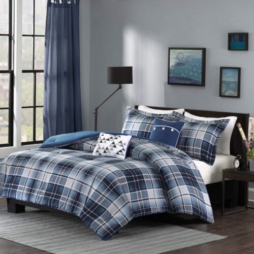 Intelligent Design Camilo 4 Piece Comforter Set Blue Twin Twin X
