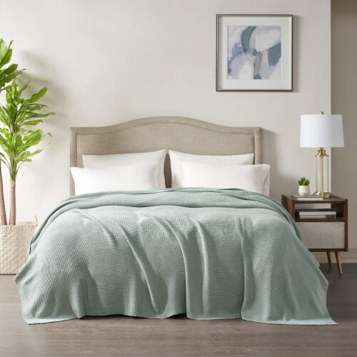 Knit Blanket King/Aqua, 1 unit King Soopers