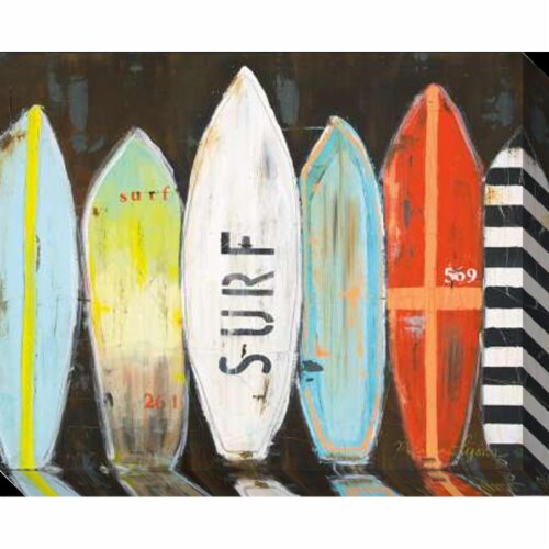 Surfboard painting on canvas deals