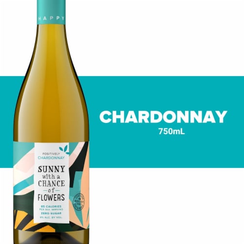Sunny With a Chance of Flowers Chardonnay California Low Calorie White Wine