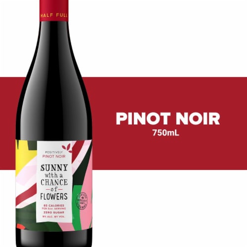 Sunny with a Chance of Flowers Pinot Noir California Low Calorie Red Wine