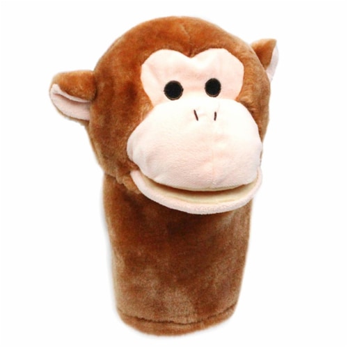 Get Ready Kids Plushpups Hand Puppet Monkey Toy - Pack Of 2 Perspective: front