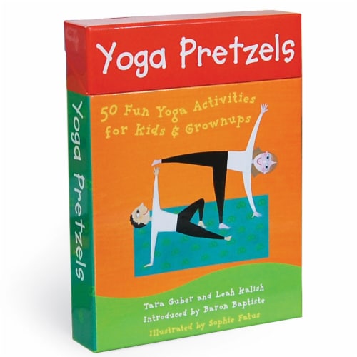 Barefoot Books 2 Each Yoga Pretzels Activity Cards Perspective: front
