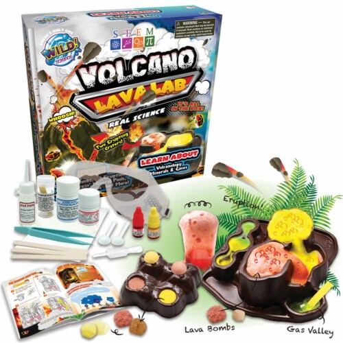 Learning Advantage CTUWS065LBN 2 Each Volcano Lava Lab Perspective: front