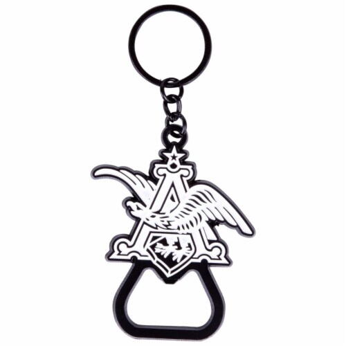 Budweiser 49416 Budweiser Anheuser Busch Eagle Logo Bottle Opener Keychain Perspective: front