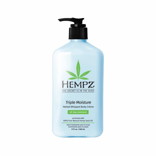 Hempz® Triple Moisture Herbal Whipped Body Creme Perspective: front
