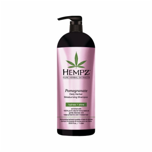 Hempz Pomegranate Daily Herbal Moisturizing Shampoo Perspective: front