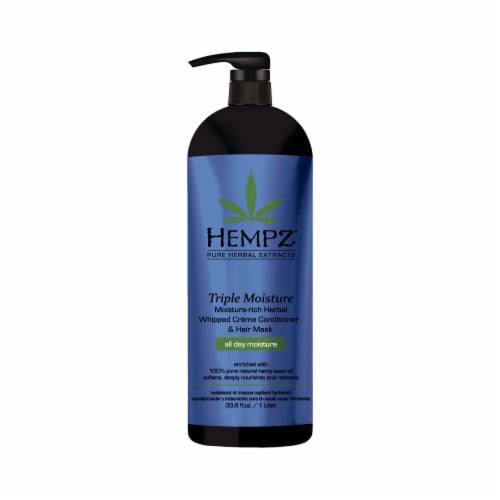 Hempz Triple Moisture Herbal Volumizing Shampoo Perspective: front