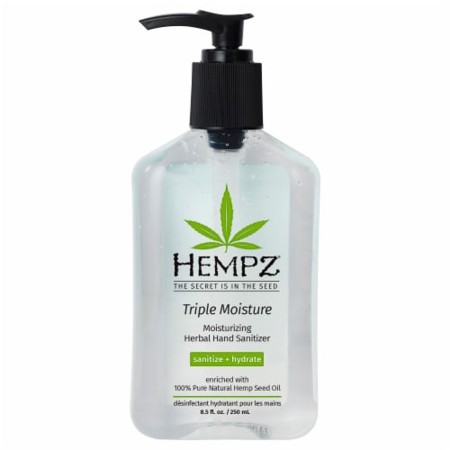 Hempz® Triple Moisture Herbal Hand Sanitizer Perspective: front