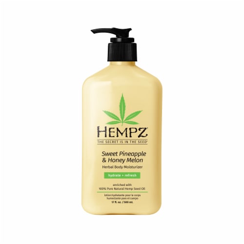 Hempz Sweet Pineapple & Honey Melon Herbal Body Moisturizer Perspective: front