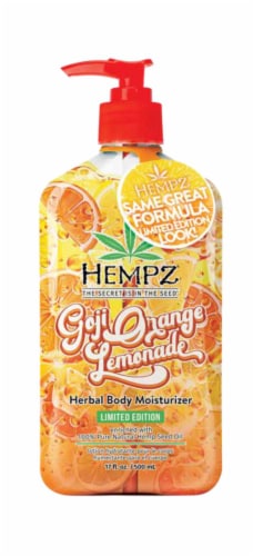 Hempz Goji Orange Lemonade Herbal Body Moisturizer Perspective: front