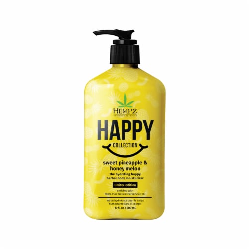 Hempz® Happy Collection Sweet Pineapple & Honey Melon Body Moisturizer Perspective: front