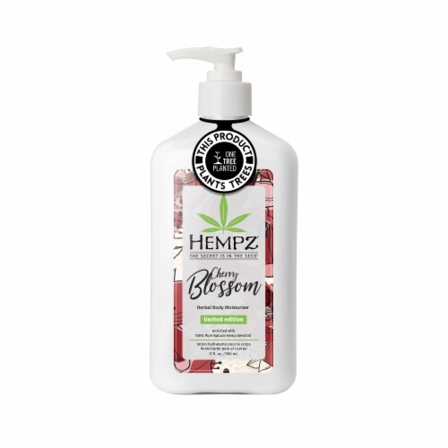Hempz® Limited Edition Cherry Blossom Herbal Body Moisturizer Perspective: front