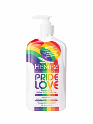 Hempz Pride Love Passion Fruit Lotion Perspective: front