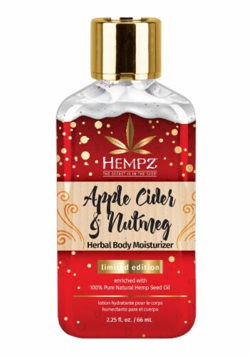 Hempz Apple Cider & Nutmeg Herbal Body Moisturizer Perspective: front