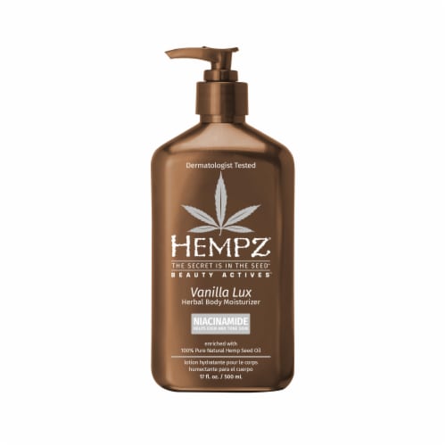 Hempz® Vanilla Lux Herbal Body Moisturizer Perspective: front