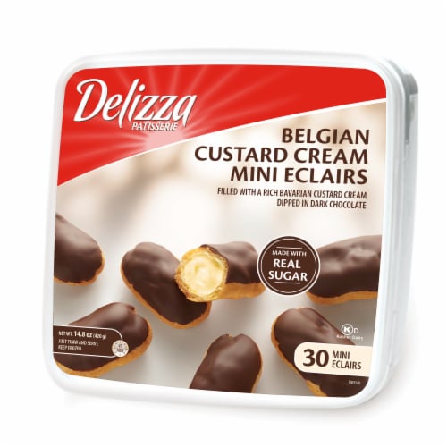 Delizza Belgian Dark Chocolate Mini Eclairs 30 Count