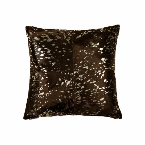 Chocolate Cowhide Pillow Chocolate Cowhide Pillow