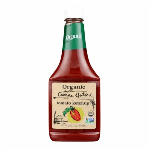 Cucina Antica Organic Tomato Ketchup Perspective: front
