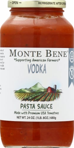 Monte Bene Vodka Pasta Sauce Perspective: front