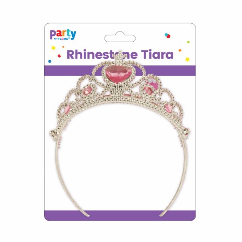 FLOMO Rhinestone Tiara Perspective: front