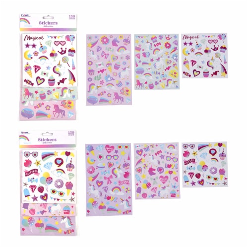 FLOMO Unicorn Adhesive Stickers Perspective: front