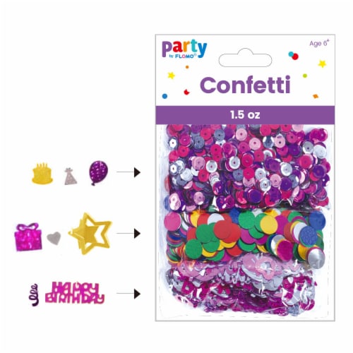 FLOMO® Party Time Confetti Perspective: front