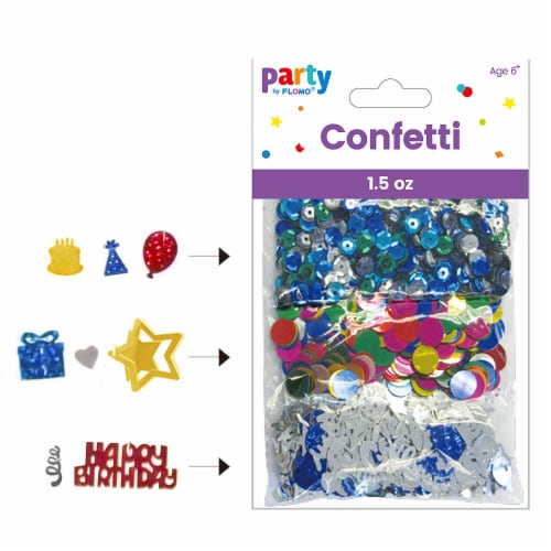 FLOMO® Party Time Confetti Perspective: front