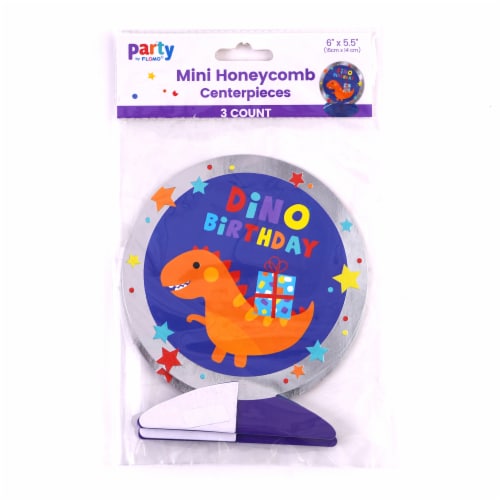 FLOMO® Dino Mini Honeycomb Decoration Perspective: front