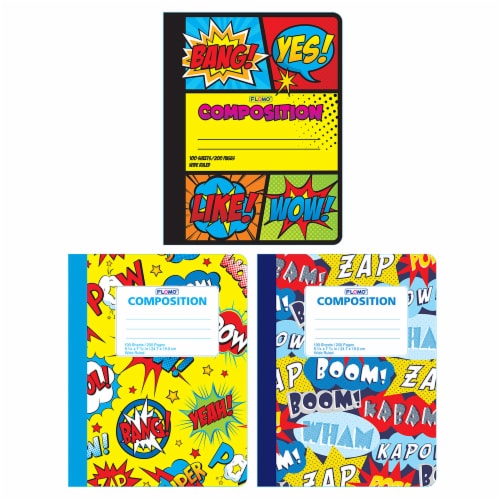 FLOMO Comic Composition Notebook - Assorted Perspective: front